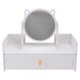 thumbnail image 1 of BRIGHTFUFU 1Ud Multifunctional White Desktop Makeup Mirror with Storage Drawer and Smooth Surface, 1 of 7