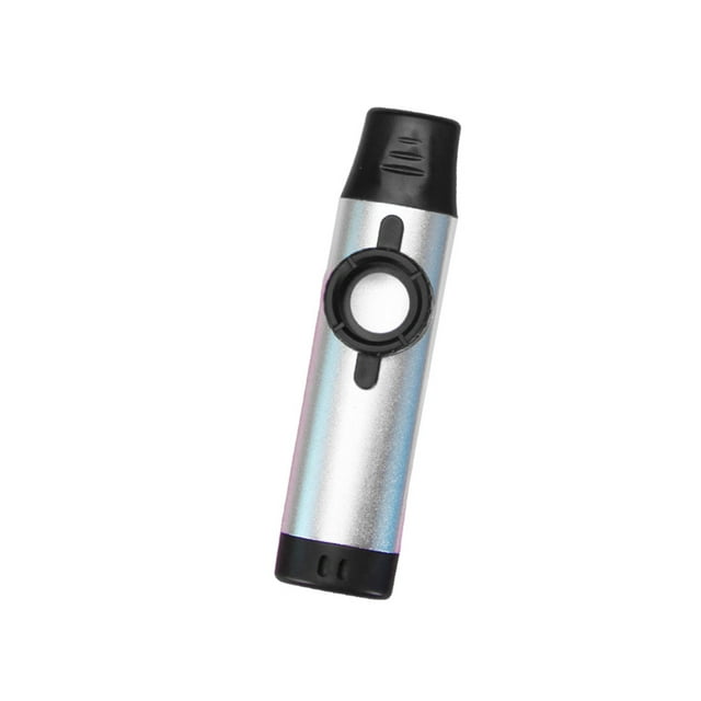 relayinert DBAO Kazoo Instrument à Vent en Alliage d'Aluminium Compagnon de Musique Réglable avec Corde Suspendue Étudiant Argent