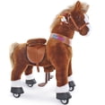 thumbnail image 5 of PonyCycle Ride on Horse Toy, Mechanical Plush Walking Pony Riding Toys with Wheels Size 4 for Boys and Girls Age 4-7 Ux424, 5 of 12