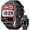 Matte Black, variant on Smart Watch for Women Men, 1.93-inch TFT HD Screen Fitness Tracker, Fits for Android & iPhone, Make & Receive Calls, 120 Sports Modes, IP68 Waterproof Pedometer Smartwatch Gift (White)