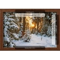 thumbnail image 3 of Beautiful Winter Landscape with Sunset in the Forest, Scenic Framed Art Print Wall Art by yanikap Sold by Art.Com, 3 of 6