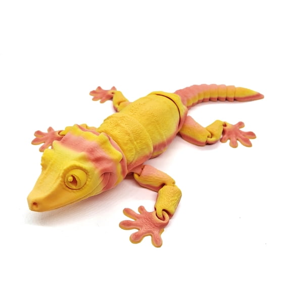 3D Printed Lizard Mini Animal Figurines Lifelike Habitat Decoration for Reptile Tank