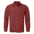 thumbnail image 4 of Kureaily Men's Long Sleeve Wrinkle Free Shirts Casual Button Down Shirts, 4 of 9