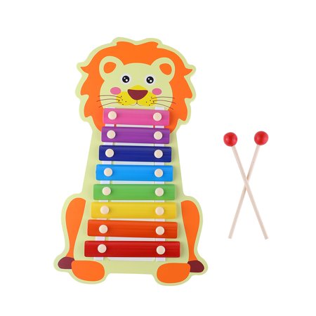 veZve Baby Xylophone Musical Toy Instrument for Kids 3 to 6 Years Old  Lion