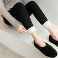 thumbnail image 6 of Outfmvch Fleece Lined Pants Women Thermal Pants Warm Leggings for Women High Waisted Pants for Women Pantyhose for Women Compression Leggings for Women Cargo Pants Black L, 6 of 9