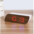 thumbnail image 2 of Nuevo reloj despertador con espejo multifunción, espejo de protección ocular LED, luz nocturna, espejo con pantalla digital, reloj despertador 152*45*73mm, 2 of 5