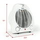 thumbnail image 2 of Calentador de Escritorio Personal Portátil BLACK+DECKER 1500W Blanco, 2 of 7