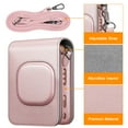 thumbnail image 2 of Fintie Carrying Case for Fujifilm Instax Mini LiPlay Hybrid Instant Camera - Premium Vegan Leather Portable Bag Cover with Removable Strap, Rose Gold, 2 of 8