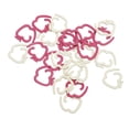 thumbnail image 2 of 24Pcs Crochet Locking Marking Rings, Sturdy Material and Bright Color Easy to Use Metal Stitch Markers for Knitting and Crocheting Accessories, 2 of 7