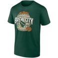 thumbnail image 2 of Men's Fanatics Hunter Green Milwaukee Bucks Brew City Hometown Collection T-Shirt, 2 of 3
