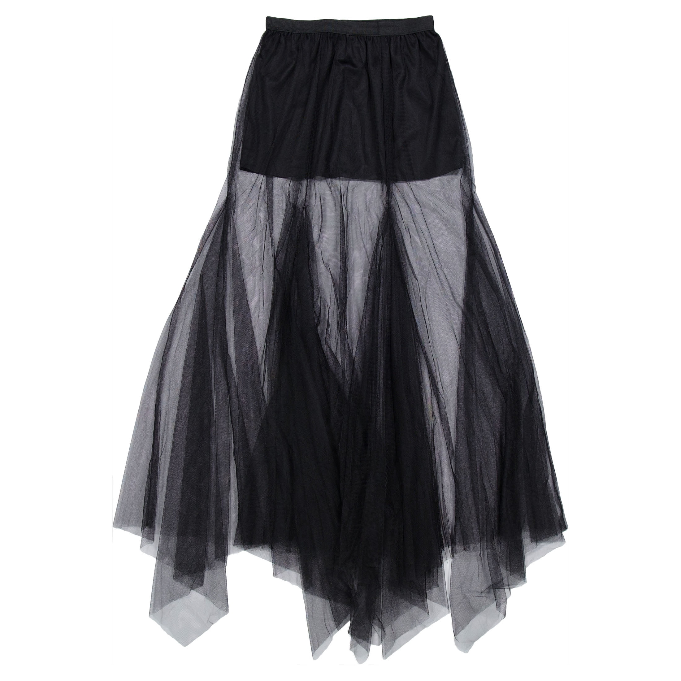 Sheer Skirt Costume Accessory for Adults, Black, L/XL, Halloween by Way To Celebrate