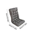 thumbnail image 3 of Uxgjfwu Fall Winter Backrest Cushion, Thickened Office Chair Cushion Set, Long Seat Cushion For Recliners Rocking Chairs, Home Comfort Support, 3 of 6