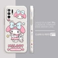 thumbnail image 3 of Case For OPPO A52 A54 A55 A57 A59 A93 A83 A92S A93S 4G 5G A16 Colour Simple Liquid Silicone Case Cartoon My Melody, 3 of 5