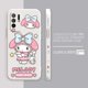 thumbnail image 3 of Case For OPPO A52 A54 A55 A57 A59 A93 A83 A92S A93S 4G 5G A16 Colour Simple Liquid Silicone Case Cartoon My Melody, 3 of 5