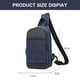 thumbnail image 2 of Bolso de hombro para hombre, bolso bandolera pequeño, bolso cruzado impermeable en el pecho, bolso de día para correr, senderismo y ciclismo, 2 of 5
