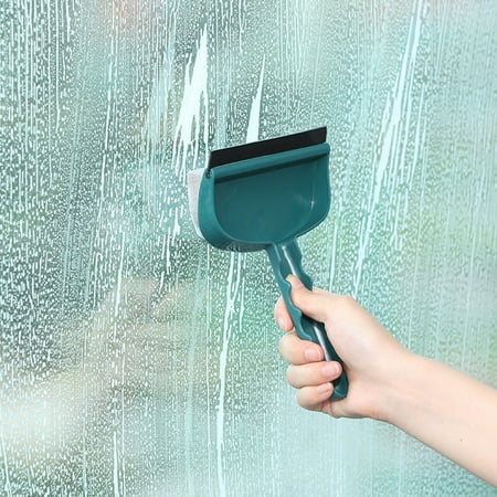 

Kitchen: Cleaning Brushes for Drill 2 in 1 Portable Double Glass Cleaning Brush Window Washing Equipment Sponge Wiper Automobile Wiper Scrubber for Car & Household (Green) 19X11.5Cm! Big Sale! a Brush