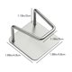 thumbnail image 3 of Ionze Tools - Juego de 2 ganchos adhesivos para toallas, de acero inoxidable, para colgar en la pared, para baño, cocina, hogar y herramientas (plateados), 3 of 8