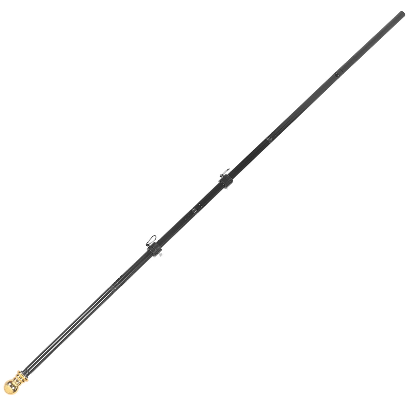 POPETPOP Stainless Steel Rotating Flag Pole Holder - Flag Stand for Yard, Balcony, Garden, Outdoor Use