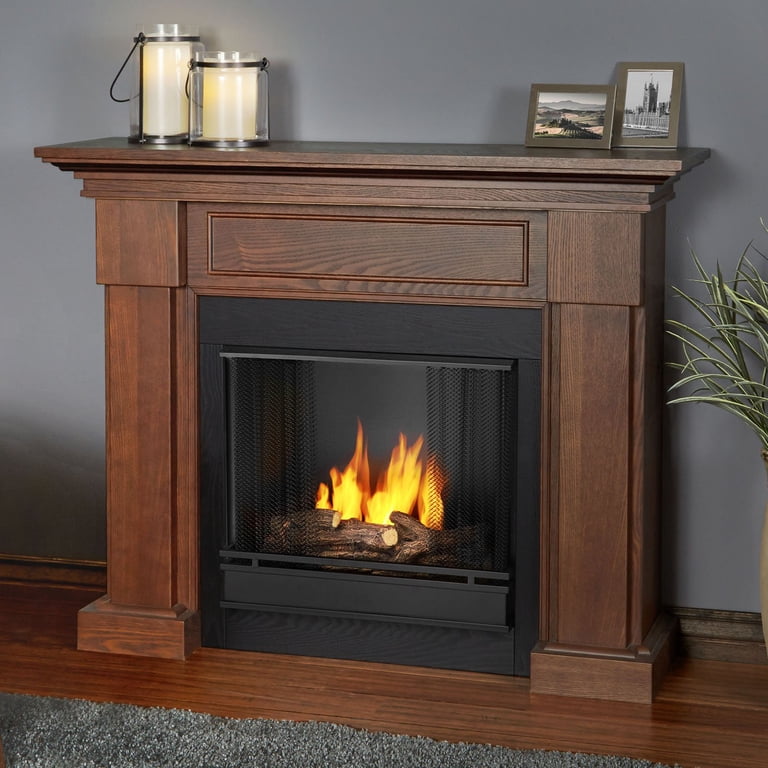 Real Flame Hillcrest Ventless Gel Fuel Fireplace - Walmart.com