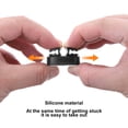 thumbnail image 3 of 3Pcs Cord Organizer Spring Cable Clip Holder, 3-in-1 Black Adhesive Adjustable Cord Cable Holder for Charging, 3 of 6