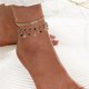 thumbnail image 2 of Pulsera de cuentas de cristal para tobillo y pierna, 2 of 5