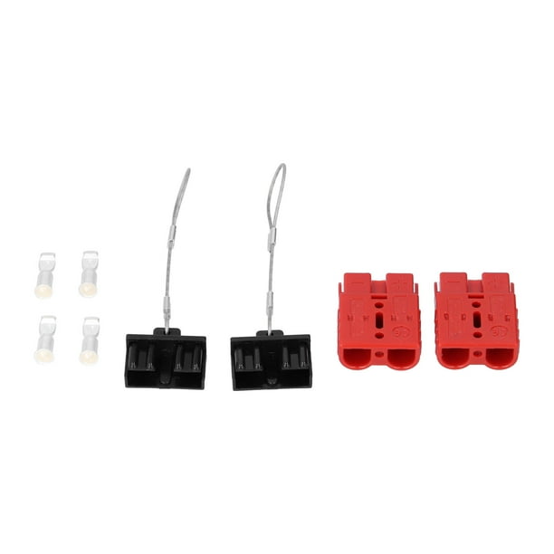 Tbest 2 Sets Battery Quick Connector Wire Harness Plug Kit 50A 12