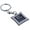 Square, variant on UDIYO Creative DIY Metal Photo Frame Picture Holder Car Key Chain Pendant Gift Keyring