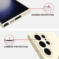 thumbnail image 3 of Samsung Galaxy S23 Ultra Case with Magnetic Ring Holder Premium Soft Liquid Silicone Cover [Anti-Scratch Microfiber Liner] Shockproof Kickstand Protective Phone Case for Galaxy S23 Ultra White, 3 of 12