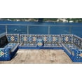 thumbnail image 2 of U Shaped Arabic Floor Sofa Set, Blue Floor Cushions, Patio Sofas, Terrace Sofa, Moroccan Sofas, Turkish Sofa Seating Set, 2 of 4
