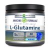 Amazing Formulas L-Glutamine 1.1 Lb Powder Supplement | 5000 Grams | Blue Raspberry Flavor | Non-GMO | Gluten Free | Made in USA