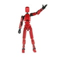 thumbnail image 2 of T13 3d Action Figure, Dummy Robot Titan 13 Action Figures, Suitable for Collectors, Desktop Decoration,Creative Assembly And Decompression Toys 7 PC, 2 of 7