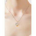 thumbnail image 3 of TANGPOET Sterling Silver Letter S Sunflower Initial Necklace for Women, 3 of 4