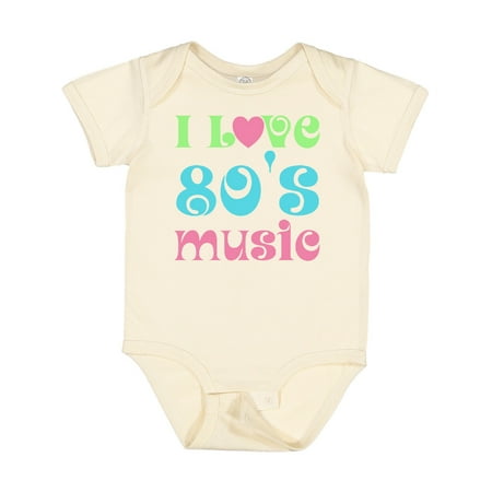 

Inktastic I Love 80 s Music Gift Baby Boy or Baby Girl Bodysuit