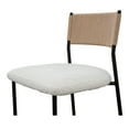 thumbnail image 6 of Moe's Home Collection Foley Dining Chair Fabric White, 6 of 10