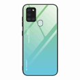 thumbnail image 1 of Dteck For Samsung Galaxy A21S Case Shockproof Luxury 9H Tempered Glass Back Soft TPU Bumper Border Phone Case Slim Protective Cover, green, 1 of 1