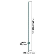 KFFKFF 6 Ft T-Posts, Set of 6, Durable Metal Posts for Fencing, Ideal for Garden, Yard, Lawn, Farm Use, Outdoor Wire Fences, Green