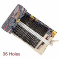 thumbnail image 1 of Pencil Case Canvas Roll Pouch Comestic Makeup Brush Case Pencil Curtain Bag Pattern, 1 of 5