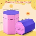 thumbnail image 2 of 29’ Height Gymnastics Octagon Tumble Mat PVC Waterproof for Child Home Gym Pink, 2 of 8