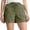 Green, variant on Womens Shorts Dressy Casual,Lightweight High Waist Drawstring Hiking Shorts with Pockets Breathable Summer Outdoor Wear,Womens Bermuda Shorts Green 3XL