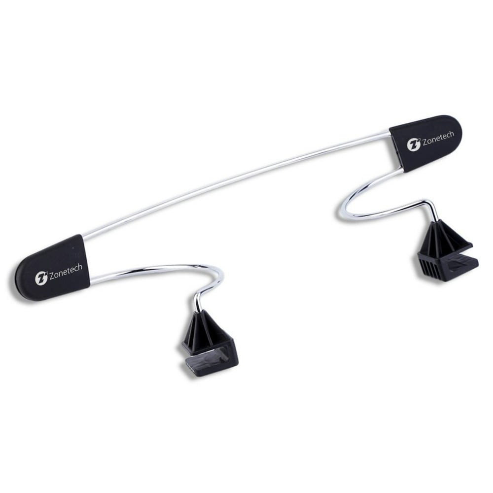 Zone Tech Metal Car Hanger Headrest Clothes Holder Travel