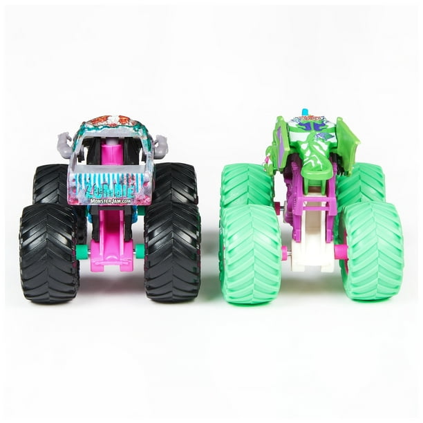 Monster Jam Neon 1:64 Nitro Trucks, Dragonoid Vs. Zombie - Walmart