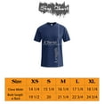 thumbnail image 5 of Zfeel Kids Athletic T-Shirt, Moisture-Wicking Sports Tee, Quick-Dry Polyester, Navy, M, 5 of 5