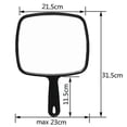 thumbnail image 2 of Espejo de mano HUOGUO Face Mirror Professional Black, 2 of 5