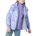 thumbnail image 2 of Baozhu Baywell Autumn Winter Girls Clothes Thickened Jacket Three-in-one Removable Rash Coat Hiking Jacket Padded And Windproof Jacket, 2 of 5