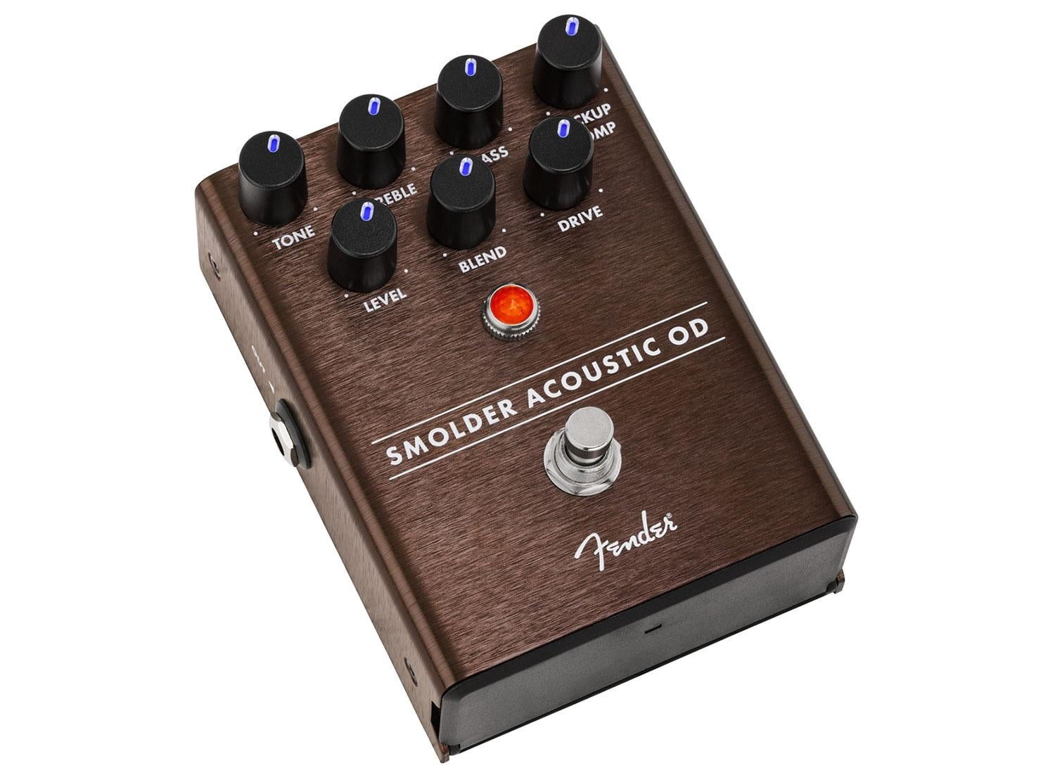 Fender Smolder Acoustic Overdrive Guitar Effects Pedal