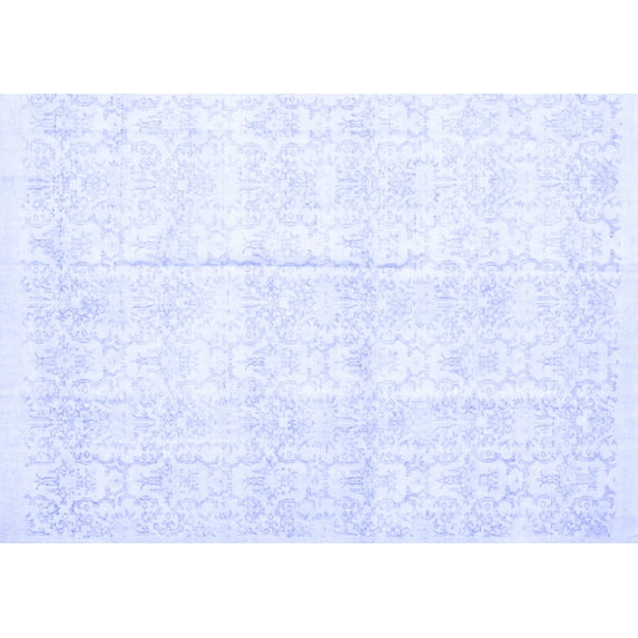 Ahgly Company Indoor Rectangle Persian Blue Traditional Area Rugs, 2' x 4'