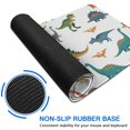 thumbnail image 6 of Long Mouse Pads for Desk,White Realistic Dinosaurs Pattern Desk Mats on Top Of Desks, Desk Mouse Pad Extra Large with 3mm Non-Slip Base and Stitched Edge for Gaming,Office,Work,Home 47.3"x23.6", 6 of 6