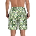thumbnail image 3 of KLL Cute Frog Men's Casual Summer Beach Shorts Hawaiian Shorts with Pockets-Small, 3 of 5