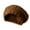 Chestnut, variant on Britt’s Knits Everyday Crochet Beret Lightweight Parisian Style Beanie - Ivory (Women's)