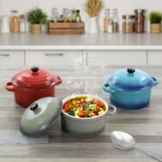Crock Pot Pembury 4 Piece 9.6 Ounce Stoneware Assorted Casserole Dish Set